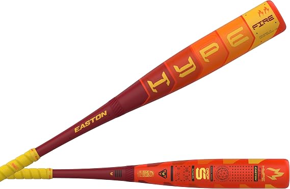 Easton | 2025 | Hype FIRE Baseball Bat | USSSA | -5 / -8 / -10 Drop | 2 3/4" Barrel | 2 Pc. Composite