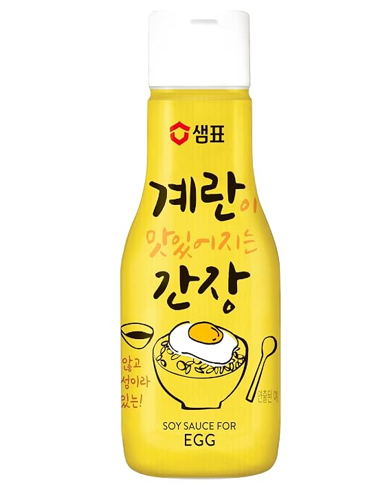 Sempio Specialty Soy Sauce for Egg Dishes, 6.7 fl oz / 200 mL | Crafted in Korea with 25% Less Sodium, Kelp & Katsuo Infused, Savory Umami Seasoning w/ a Touch of Sweetness, Vegan, Non-GMO