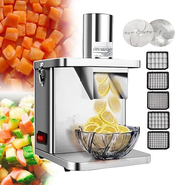 Vegetable Chopper Cutter, Electric Vegetable Slicer, Veggie Onion Salad Food Chopper, Fruit Chopper and Dicer, Kitchen Tools & Gadgets, Commercial/Home Use