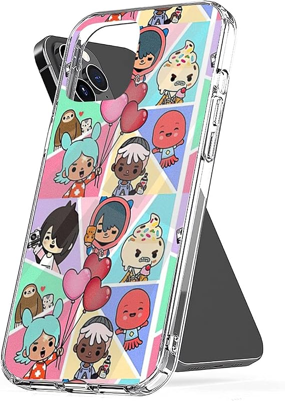 Case Phone Compatible with Samsung 15 iPhone 14 Toca 12 Squad X Toca 14 Boca 11 Toca Pro Max Boca Se 2020 2021 8 Art 7 Print 13 Xr Scratch Waterproof Accessories Transparent