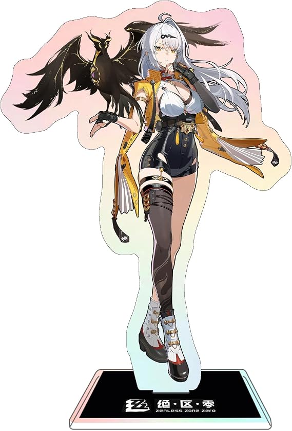 Rainteam Zenless Zone Zero Characters Acrylic Stand Figure,Colorful and Exquisite Character Design for Game Fans' Collection (Yixuan)