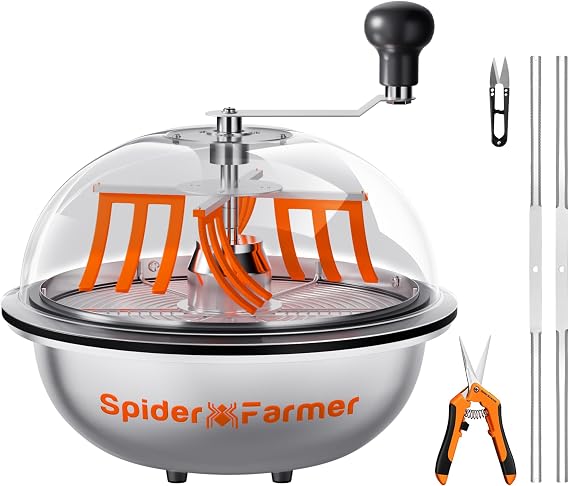 Spider Farmer 13" Bud Leaf Bowl Trimmer with Stainless Steel Blades