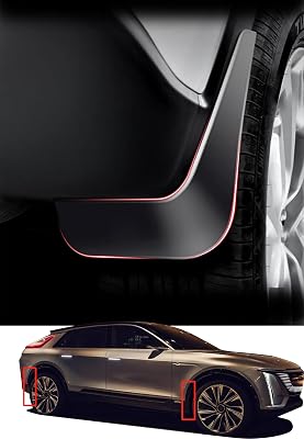Compatible for Cadillac Lyriq 2024 2023 Car Mud Guards Flaps Splash Accessories, Auto Parts Front Rear Mudguard Fender