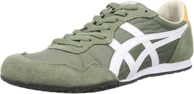 Onitsuka Tiger Women's Serrano Shoes 1182A017, Burnt Olive/White, 8.5