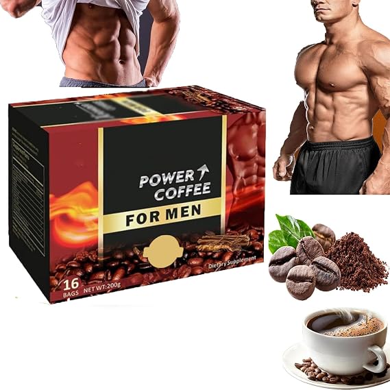 X-Power Coffee for Men - Black Coffee Powder for Strong Men (1 Box)