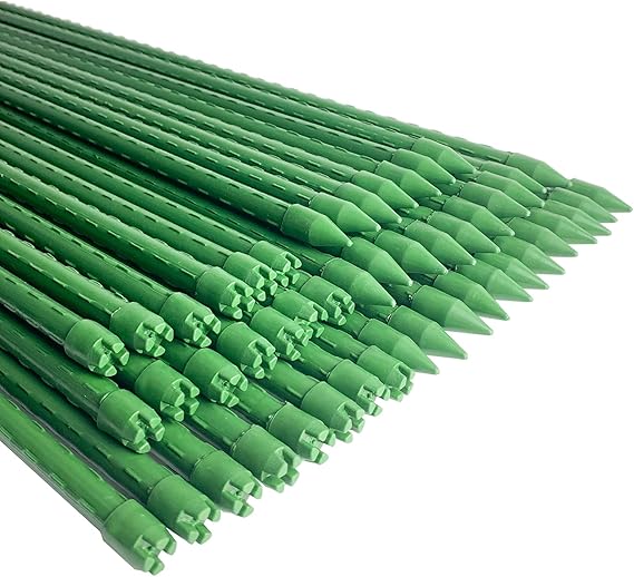 WAENLIR Garden Stakes 60CM Sturdy Plant Sticks/Support, Tomato Stakes, Pack of 25