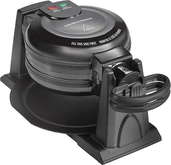 Hamilton Beach Double Flip Belgian Waffle Maker