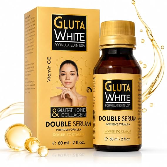 Gluta White Serum with Glutathione & Collagen - Double Serum - 2 fl oz