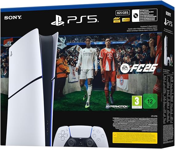 Sony PlayStation 5 Digital Game Console / FC26 Game Bundle (Bilkom - Official Distributor Guaranteed)