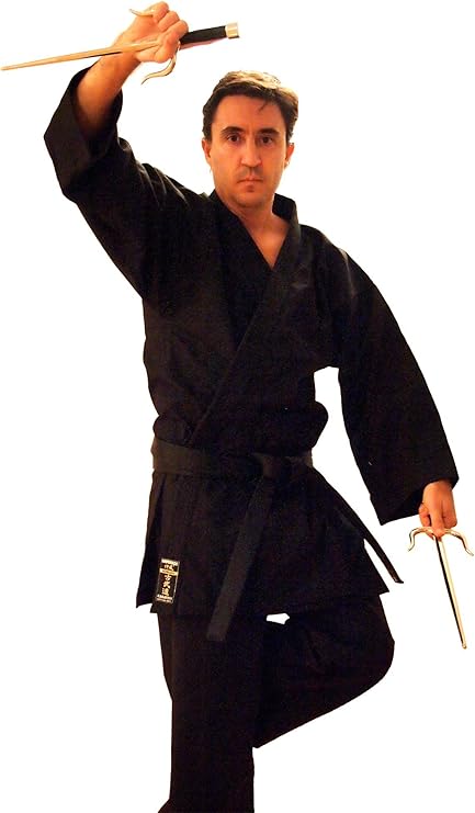 Kamikaze America-Kobudo Karate Gi Jacket Only Black 100% Cotton