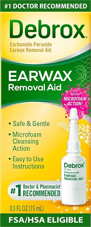 Debrox Earwax Removal Aid, 0.5 oz Earwax Removal Drops