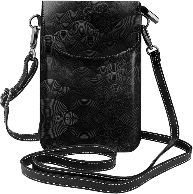 Cloud Pattern Printed Crossbody Bag, Soft Lining, Scratch-Resistant and Durable, Ideal for Daily Commuting or Gifting