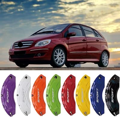 4pc Brake Caliper Covers Compatible Front Rear 1718192021 Wheel Size for Mercedes Benz B Class Accessories Purple