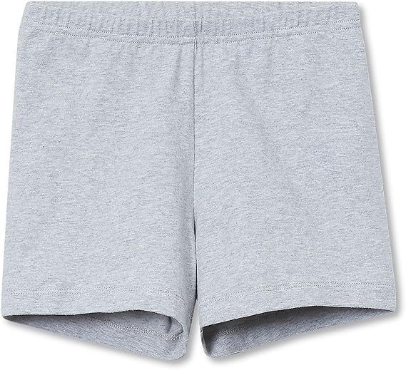 Lands' End Girls Tough Cotton Cartwheel Short Gray Heather Kids X-Large