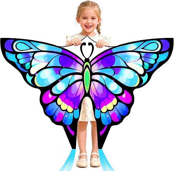 Simxkai Butterfly Kite for Kids & Adults, Easy to Fly Big Kite for Beginners