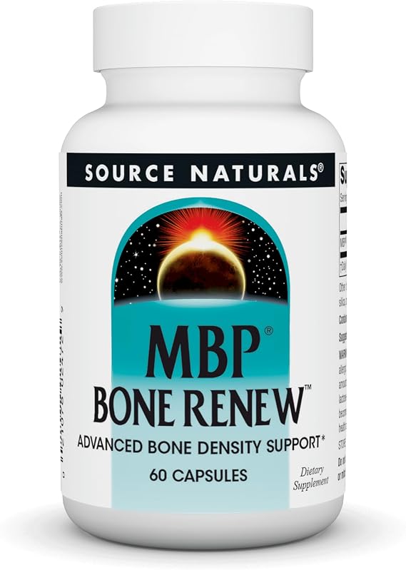 Source Naturals, MBP Bone Renew - 60 Capsules | Milk Protein For Advanced Density Support