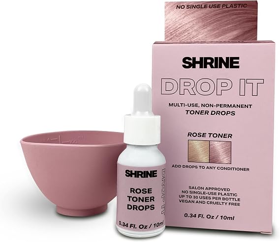 SHRINE Drop It ROSE Toner Drops | Damage-Free Colouring | 10ml