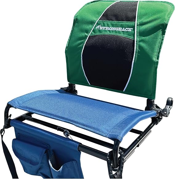 STRONGBACK Stadium Seat for Bleachers with Lumbar Support & Back Support