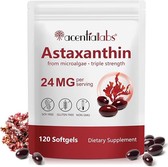 Astaxanthin Supplements 24mg, 120 Softgels