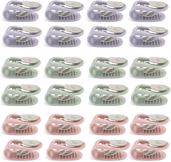 24pcs Duvet Clips, Reusable Duvet Clips to Keep Duvet in Place