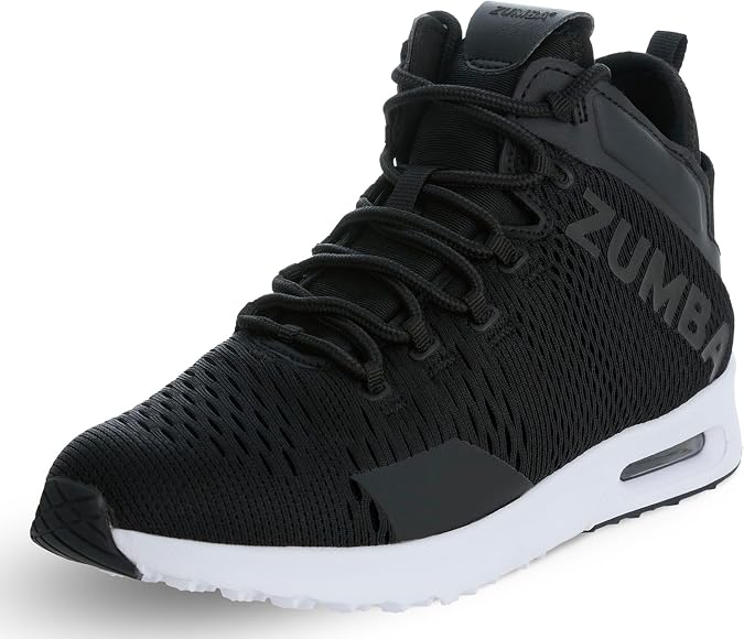 ZUMBA Shoes for Women - Air Funk High Top Shoes - Sporty Dance Sneakers, Fitness, and Workouts - Comfortable, Breathable, and True to Size
