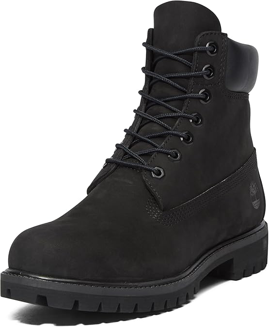 Timberland メンズ 6インチ プレミアムブーツ, ブラックヌバック, 11.5