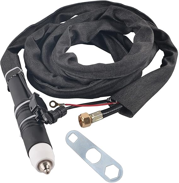 P80 Plasma Cutter Torch Completed Pilot Arc Plasma Cutting Machine Non-Touch Plasma Cutting Equipment P-80 Straight Head Gun Fit CUT50P PLC55P CUT60P PLC65P CT418P (3M 10ft)