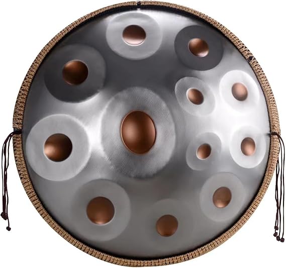 ORANGES Handpan Drum 12 Notes 22 Inches Steel Adult's Handpan 440Hz/432Hz Hand Pan for Beginners Gift Kids Meditation with Soft Hand Pan Bag (Color : 12 notes, Size : 432Hz)