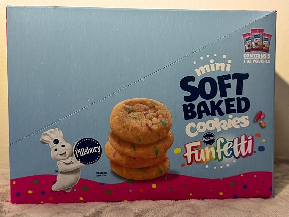 Pillsbury Confetti Soft Cookies: 6-Piece Box