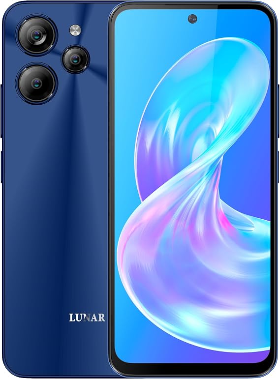 LUNAR Eclipse L1 5G Unlocked Phone, 6.79" 5000mAh 128GB, Android 14
