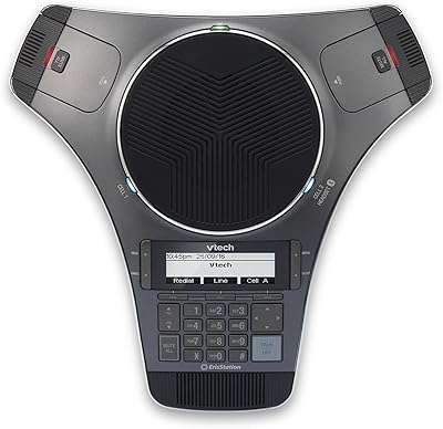 VTech Communications VCS752 ErisStation SIP Conference Phone with Two Wireless Mics
