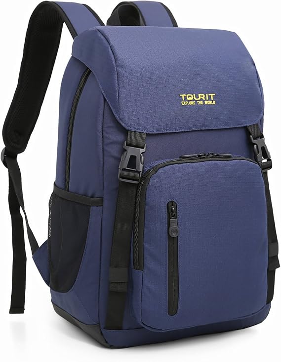 TourIt nsulated Cooler Backpack Picnic Cooler 28 Cans (TR0260010A031), Navy Blue