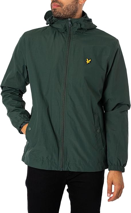 Men's Plus Size Zip-Up Hooded Jacket by Lyle & Scott