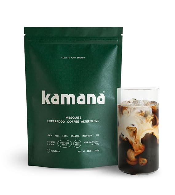 Kamana Mesquite Coffee Alternative & Substitute, Caffeine Free & Low Acid