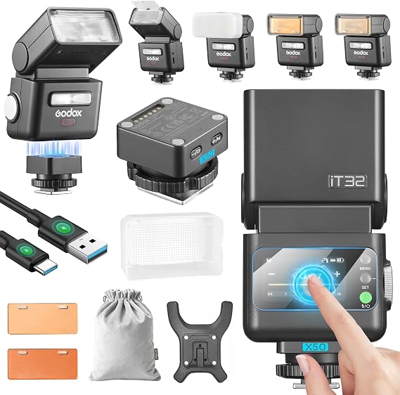 Godox IT32 TTL Mini Flash with X5O Trigger for Olympus Camera