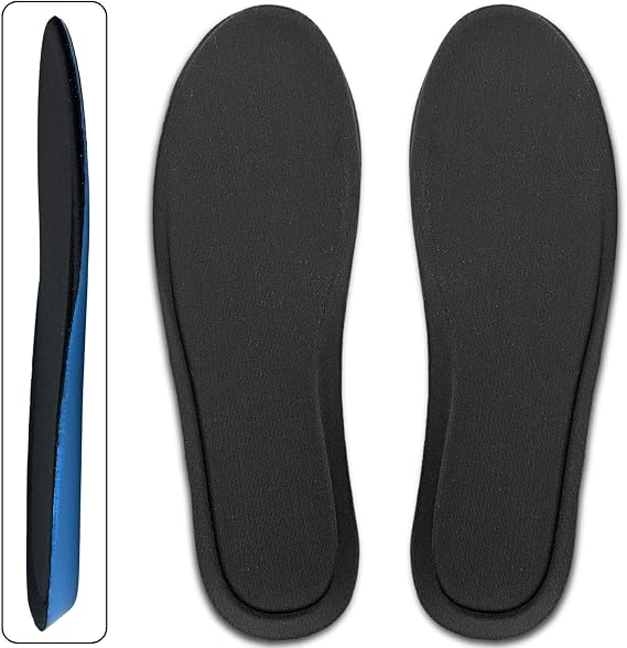 Memory Foam Ortopedik Ayakkabı Tabanlık, Visco Konfor Rahat Spor Ayakkabı Tabanı, Erkek, Kadın (Siyah, 42)