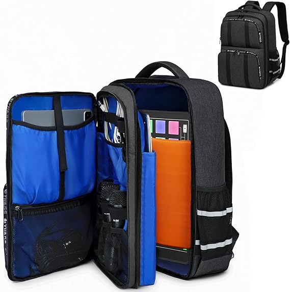 Audio Mixer Travel Case Bag, DJ Mixer Storage Backpack Compatible with RODECaster Pro, RODECaster Pro II, RC Duo, Podcast Mixer Case for Microphones and More Podcast Equipment