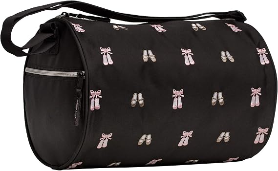 5601 Daisy Embroidered Ballet and Tap Dance Small Duffel Bag