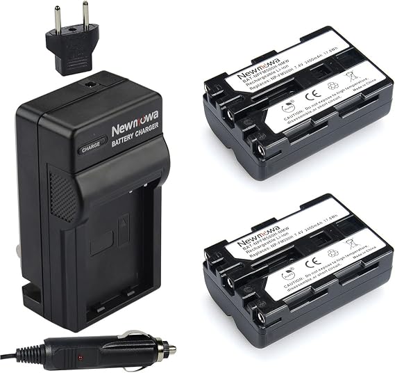 Newmowa 2-Pack Replacement Battery & USB Charger Kit for Sony NP-FM500H | Fit for Sony Alpha A57, A58, A65, A77, A99, A500, A550, A560, A580, A700, A850, A900, SLT a99 II