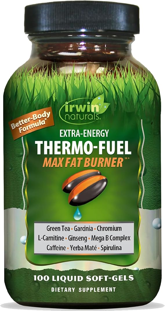 Irwin Naturals Extra-Energy Thermo-Fuel Max Fat Burner 100 Softgel
