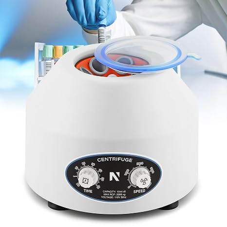 NEWTRY Mini Centrifuge Machine, Electric Lab Desktop Benchtop Centrifuges