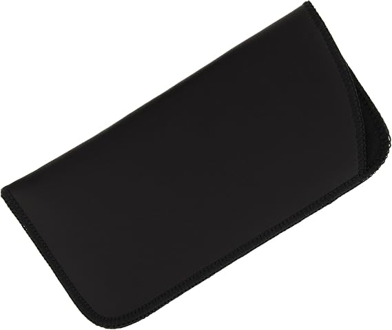 Faux Leather Eyeglass Slip Case In Navy, Gray, Black, Burgundy, And Hunter Green