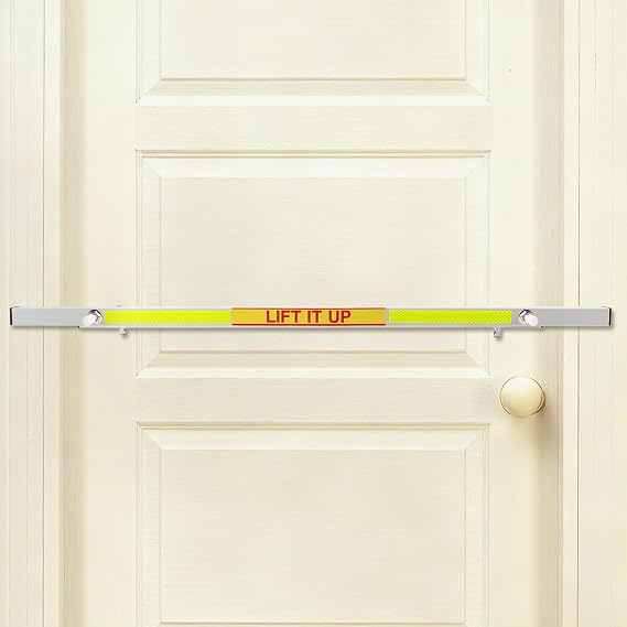 Door Security Bar for Any Business or Home Security Bar for 36-inch Outswing Doors Heavy - Duty Metal Security Pole Door Safety Bar Installation Completed in 30 min