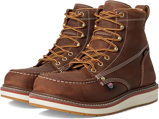 KEEN Utility mens Liberty 6" Waterproof Boots (Carbon-fiber Toe)
