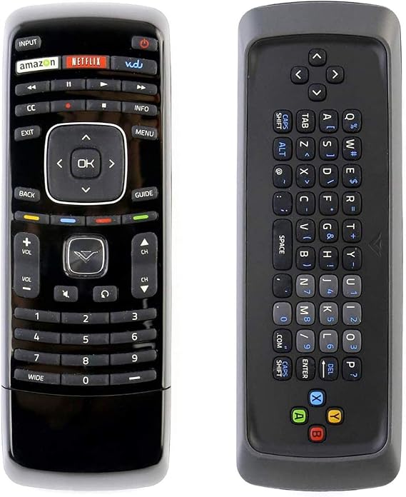 Universal Remote XRT300 with QWERTY Keyboard fit for All Vizio LCD LED Smart TV M420SV M550SV M470SL M550SL M470VSE M550VSE E551VA M320SR M420SR E3D320VX XVT3D D500I-B1 E420I-A1 E470i-A0 E3D420VX