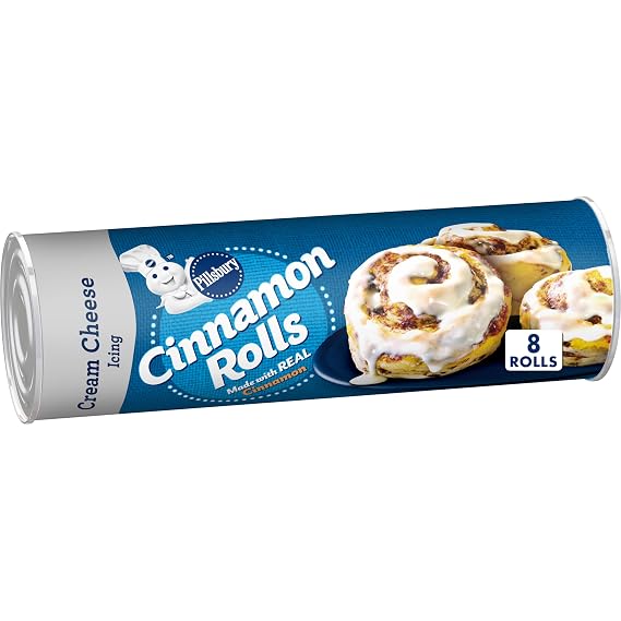 Pillsbury Cinnamon Rolls with Cream Cheese Icing, 8 ct, 12.4 oz