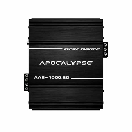 Deaf Bonce Apocalypse AAB-1000.2 2 Channel 1000W Class D Competition Amplifier