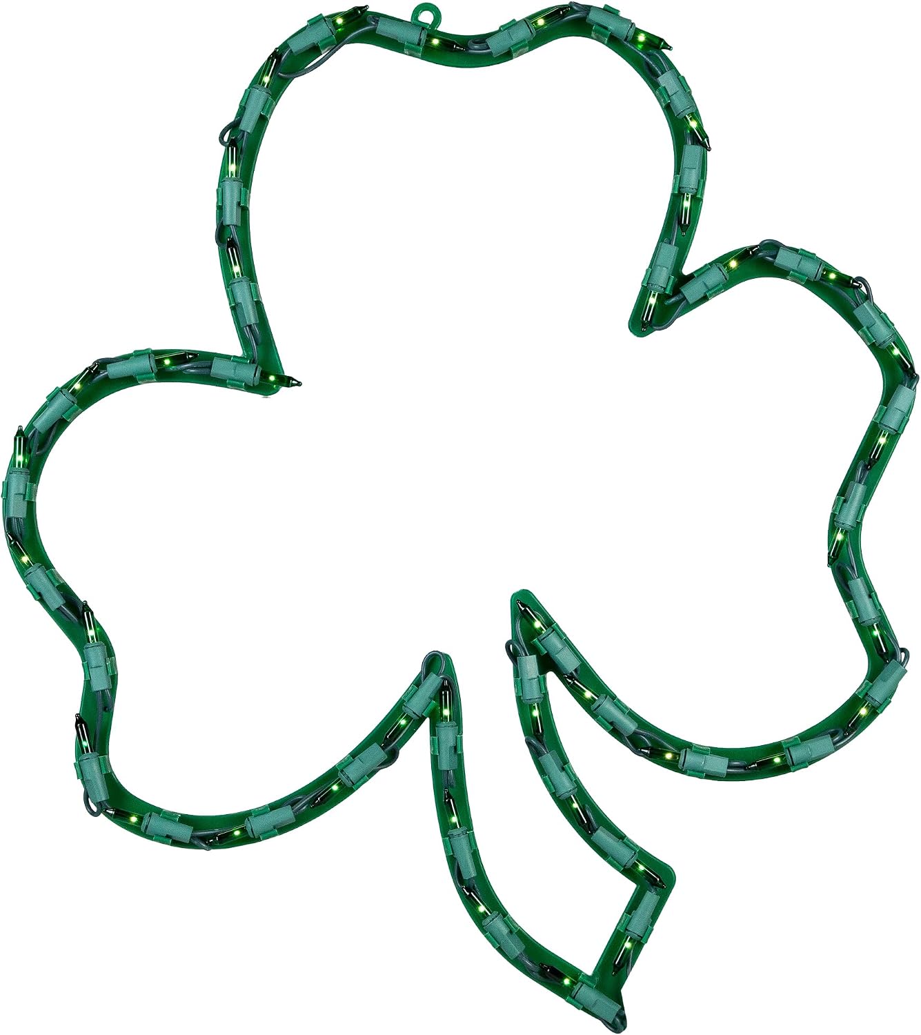 Lighted St. Patricks Day Irish Shamrock Window Silhouette - 17"