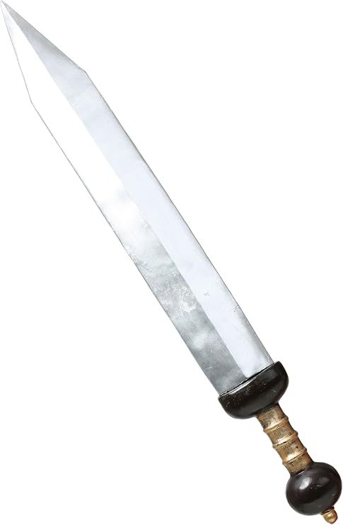 Roman Gladius Sword Costume Accessory | 31 Inch Molded Plastic Gladiator Sword Prop | Ancient Warrior Attire