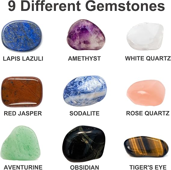 AliKids Large 3.1LB Professional Rock Tumbler Kit, with 3 Speed Settings & Digital 9-Day Timer, Include Rough Gemstones, 4 Polishing Grits